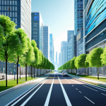 Smart City Visualization**

"A futuristic cityscape with holographic augmented reality overlays displaying real-time IoT data about traffic flow, air quality, and energy consumption. The buildings are modern and sleek, with green spaces integrated throughout. In the style of a professional architectural visualization, showcasing a sustainable and technologically advanced urban environment. Safe for work, appropriate content, fully clothed figures in the scene are going about their daily lives, professional, perfect anatomy, correct proportions, natural pose, well-formed hands, proper finger count, natural body proportions, modest attire, high resolution, photorealistic."

**